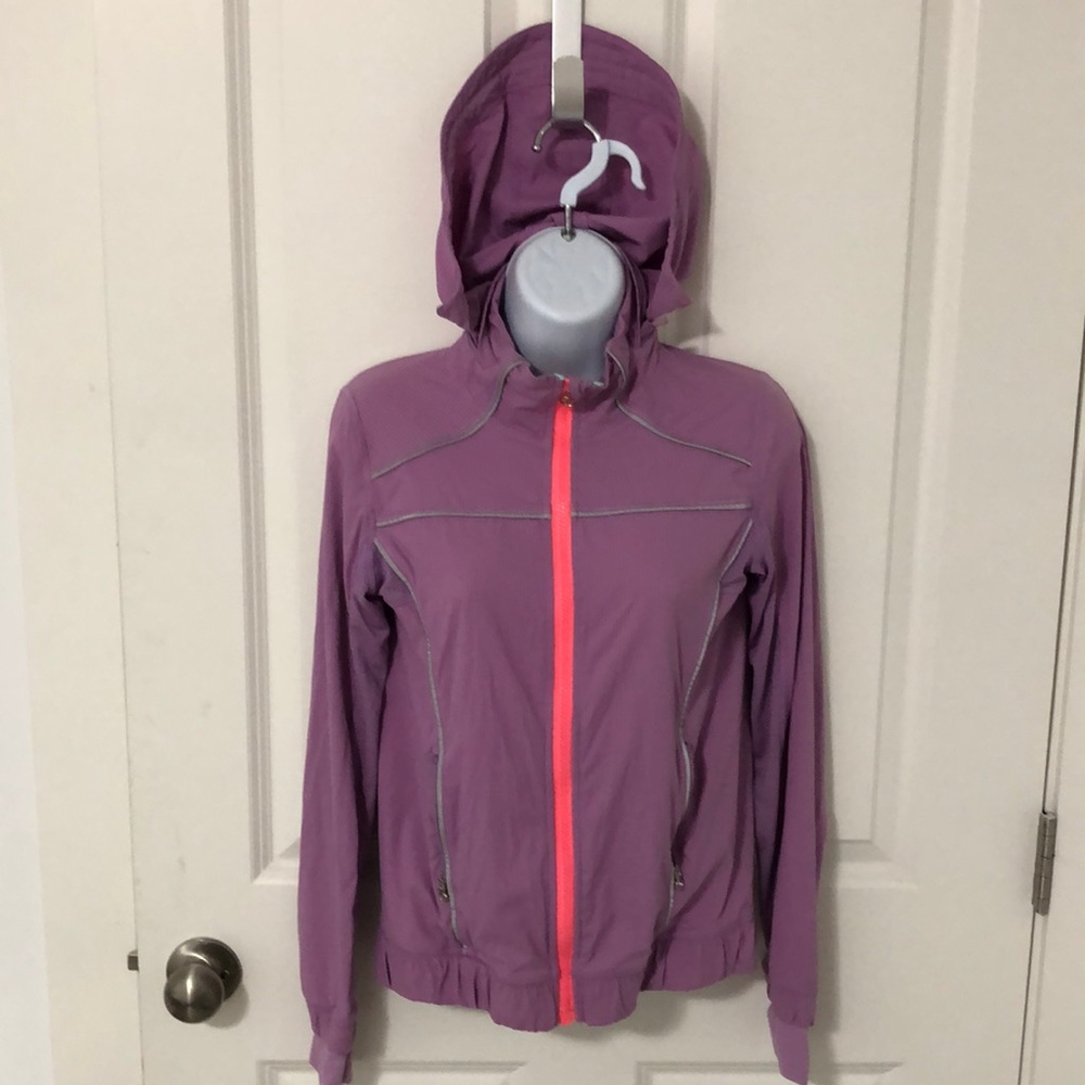 Girls 14, Ivivva, packable, lightweight nylon jacket.